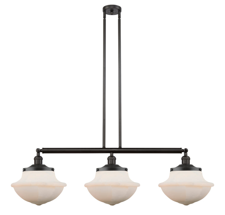Innovations 213-OB-G541-LED LED Island Pendant, Oil Rubbed Bronze