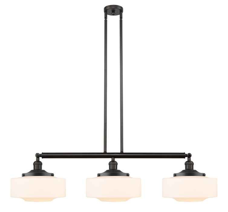 Innovations 213-OB-G691-12-LED LED Island Pendant, Oil Rubbed Bronze