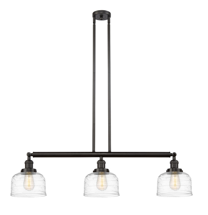 Innovations 213-OB-G713-LED LED Island Pendant, Oil Rubbed Bronze
