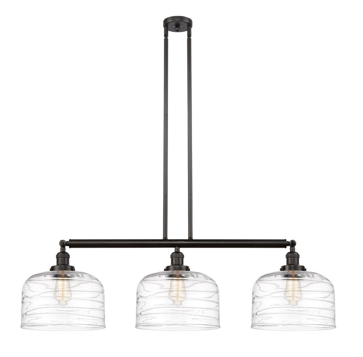 Innovations 213-OB-G713-L-LED LED Island Pendant, Oil Rubbed Bronze