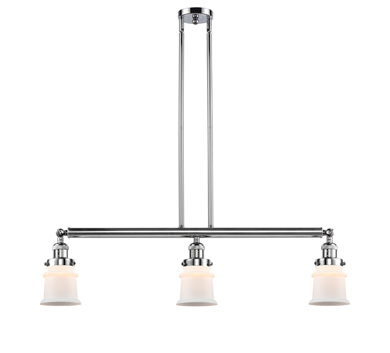 Innovations 213-PC-G181S Three Light Island Pendant, Polished Chrome