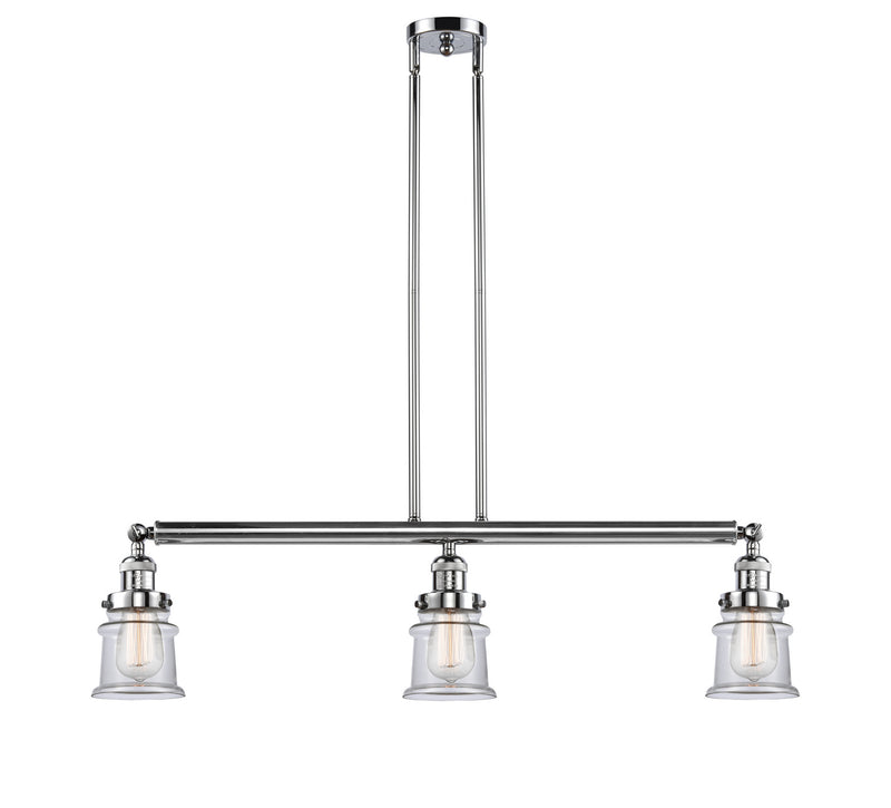 Innovations 213-PC-G182S-LED LED Island Pendant, Polished Chrome
