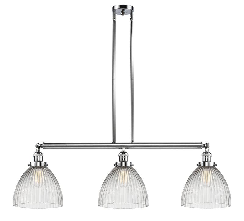 Innovations 213-PC-G222 Three Light Island Pendant, Polished Chrome
