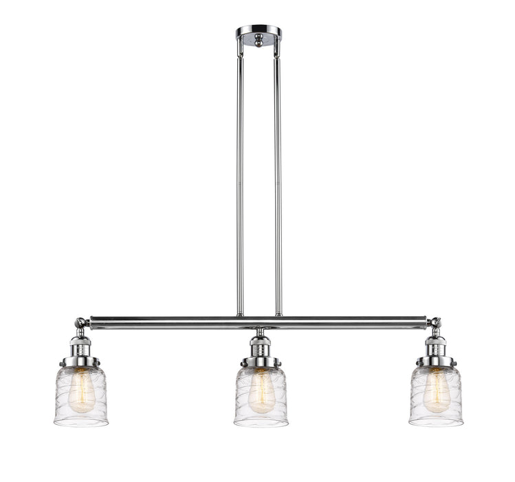 Innovations 213-PC-G513 Three Light Island Pendant, Polished Chrome