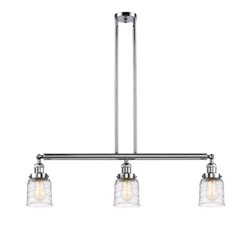 Innovations 213-PC-G513-LED LED Island Pendant, Polished Chrome