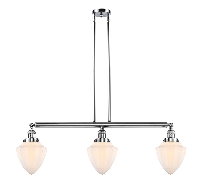 Innovations 213-PC-G661-7-LED LED Island Pendant, Polished Chrome