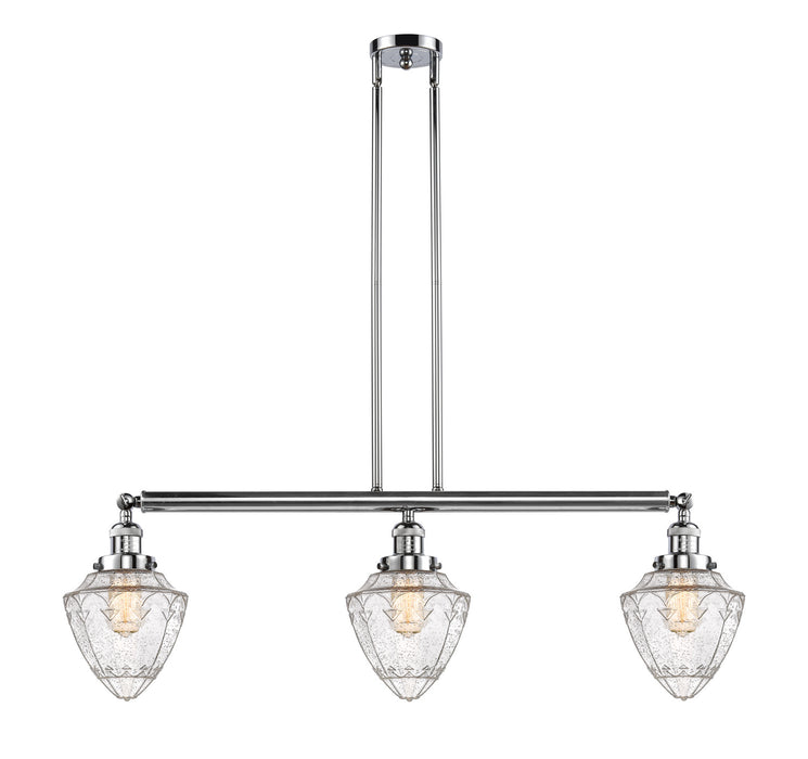 Innovations 213-PC-G664-7-LED LED Island Pendant, Polished Chrome