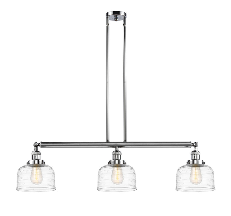 Innovations 213-PC-G713 Three Light Island Pendant, Polished Chrome