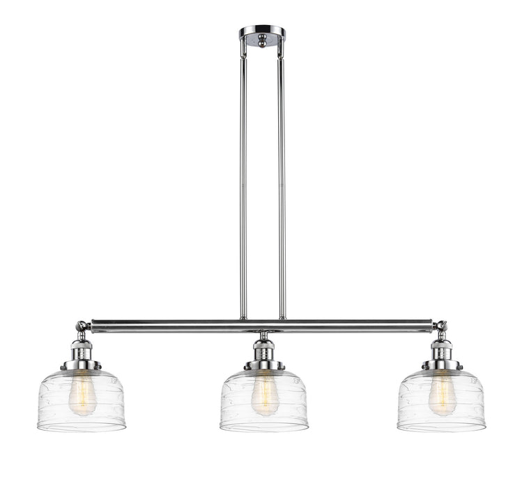 Innovations 213-PC-G713 Three Light Island Pendant, Polished Chrome