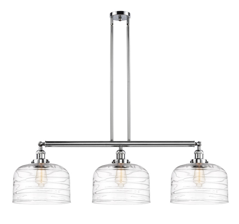 Innovations 213-PC-G713-L-LED LED Island Pendant, Polished Chrome