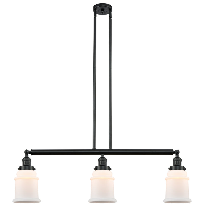 Innovations 213-BK-G181-LED LED Island Pendant, Matte Black