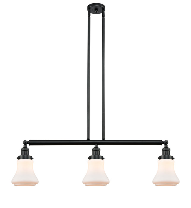 Innovations 213-BK-G191-LED LED Island Pendant, Matte Black