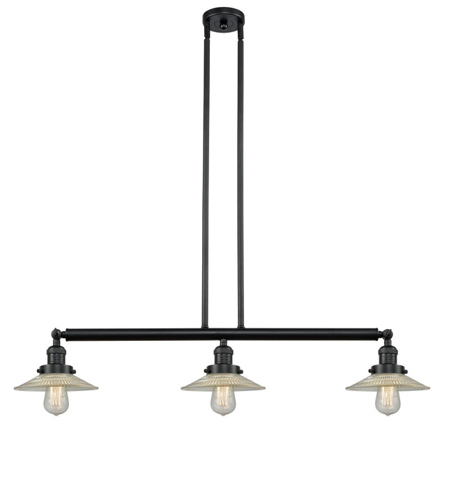 Innovations 213-BK-G2 Three Light Island Pendant, Matte Black