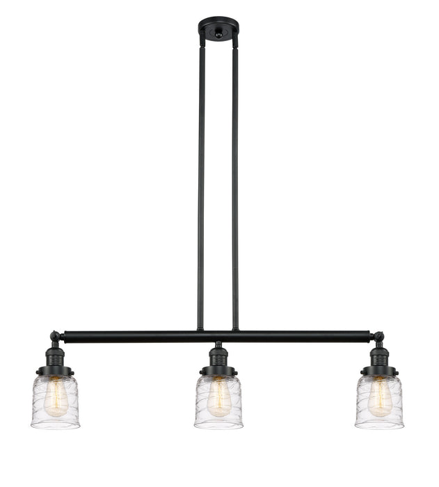 Innovations 213-BK-G513-LED LED Island Pendant, Matte Black