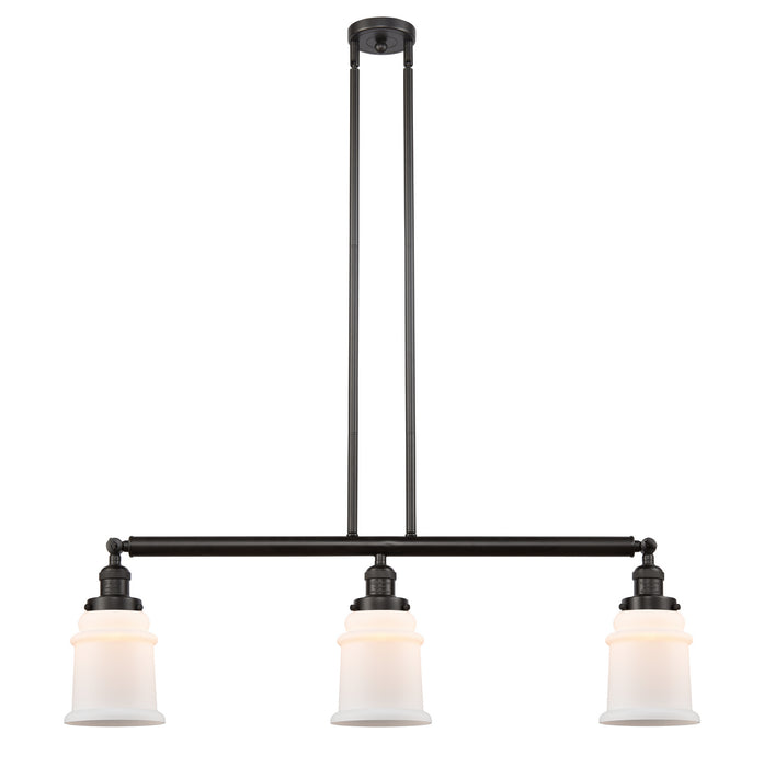 Innovations 213-OB-G181 Three Light Island Pendant, Oil Rubbed Bronze