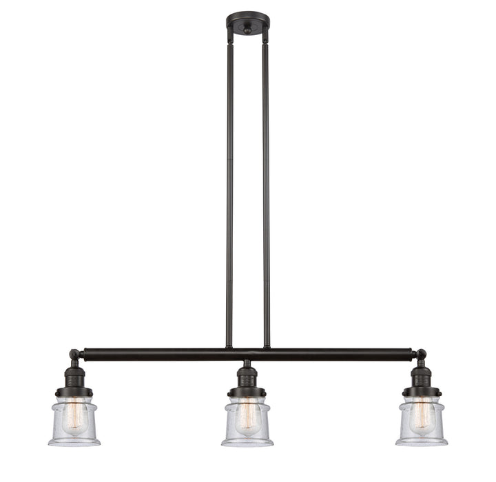 Innovations 213-OB-G184S-LED LED Island Pendant, Oil Rubbed Bronze