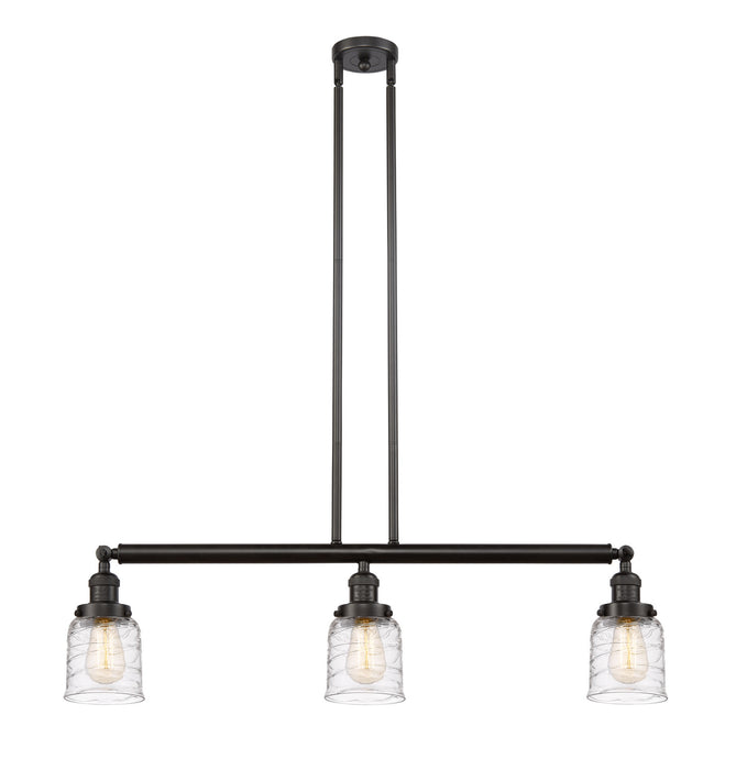 Innovations 213-OB-G513-LED LED Island Pendant, Oil Rubbed Bronze