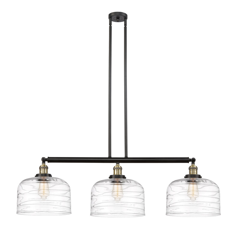 Innovations 213-BAB-G713-L-LED LED Island Pendant, Black Antique Brass