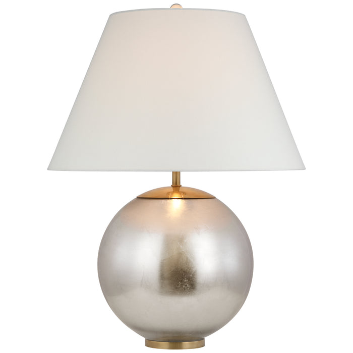Visual Comfort Signature ARN 3001BSL-L LED Table Lamp, Burnished Silver Leaf