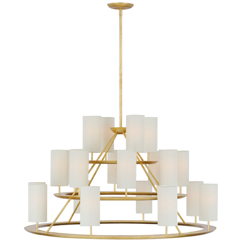 Visual Comfort Signature ARN 5285G-L LED Chandelier, Gild