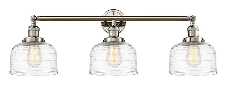 Innovations 205-PN-G713 Three Light Bath Vanity, Polished Nickel