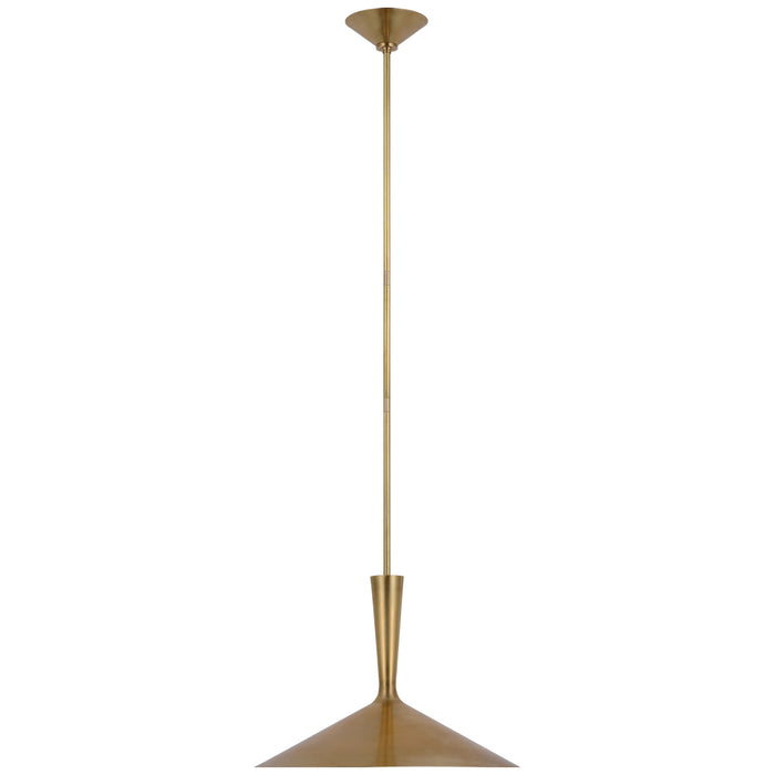 Visual Comfort Signature ARN 5541HAB LED Pendant, Hand-Rubbed Antique Brass