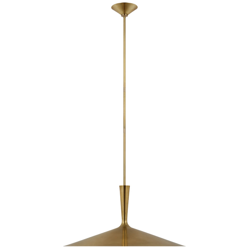 Visual Comfort Signature ARN 5542HAB LED Pendant, Hand-Rubbed Antique Brass