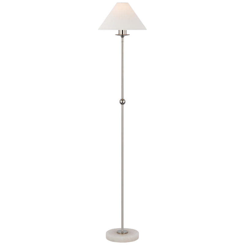Visual Comfort Signature CHA 9145PN/ALB-L LED Floor Lamp, Polished Nickel and Alabaster