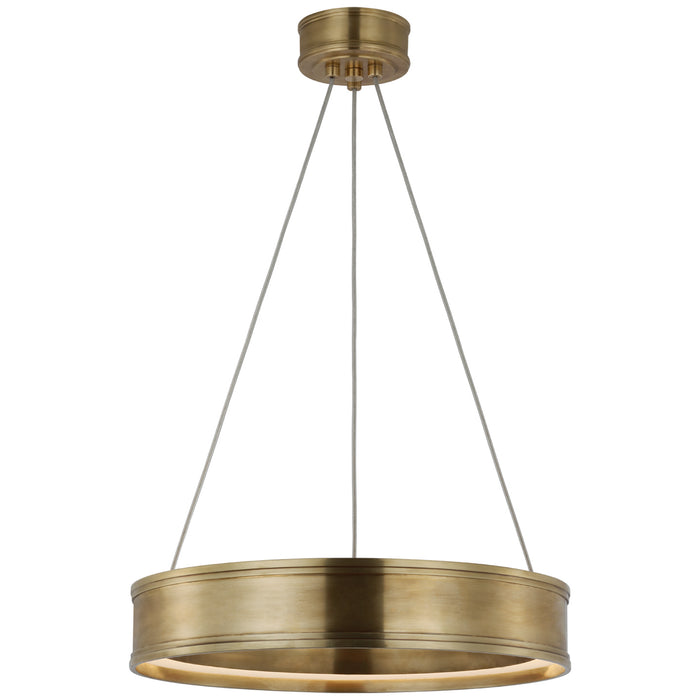 Visual Comfort Signature CHC 1612AB LED Chandelier, Antique-Burnished Brass