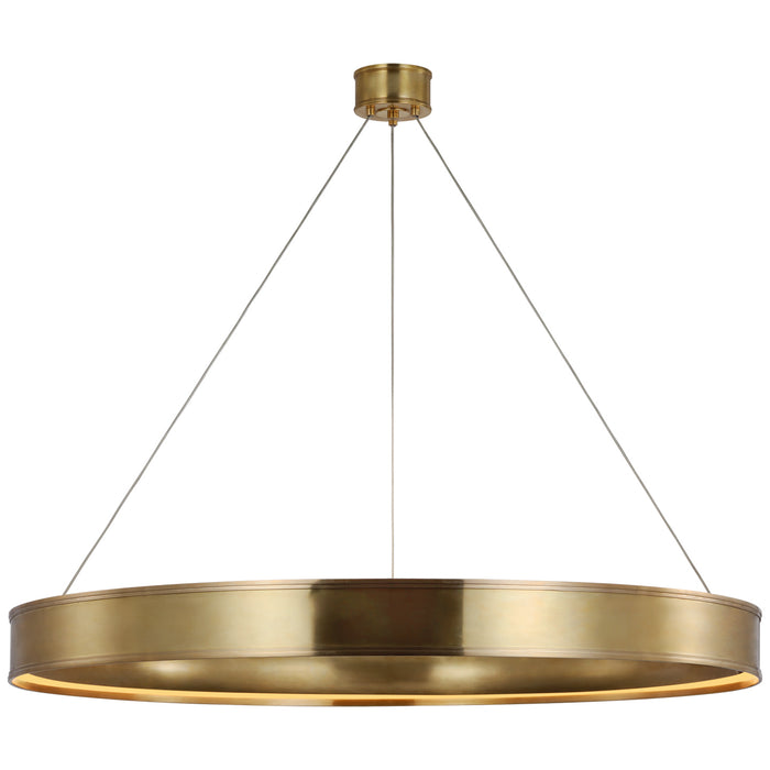 Visual Comfort Signature CHC 1617AB LED Chandelier, Antique-Burnished Brass