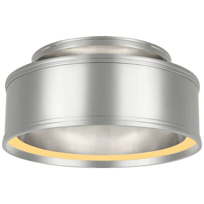 Visual Comfort Signature CHC 4611PN LED Flush Mount, Polished Nickel