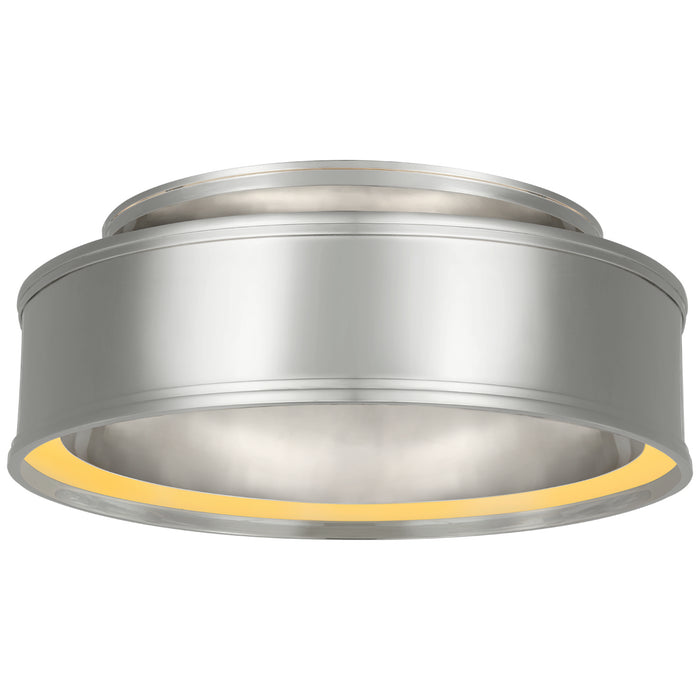 Visual Comfort Signature CHC 4612PN LED Flush Mount, Polished Nickel