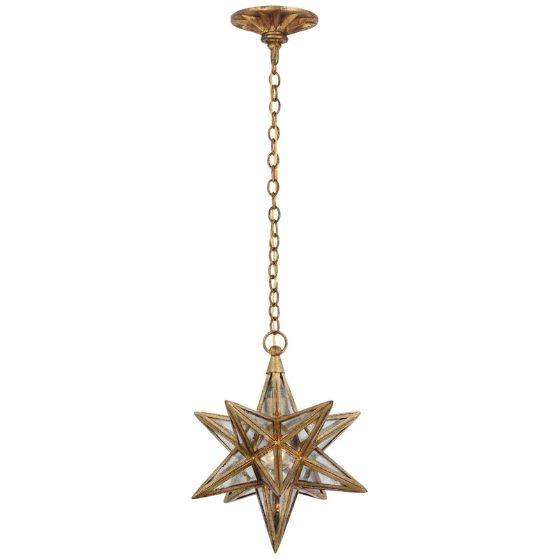 Visual Comfort Signature CHC 5210GI-AM LED Lantern, Gilded Iron