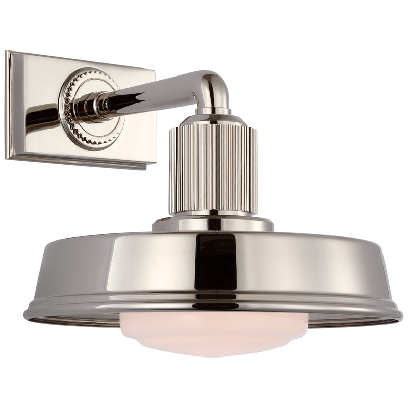 Visual Comfort Signature CHD 2298PN-WG LED Wall Sconce, Polished Nickel