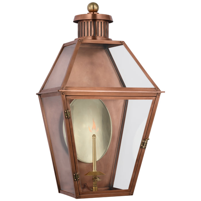 Visual Comfort Signature CHO 2451SC-CG Gas Wall Lantern, Soft Copper
