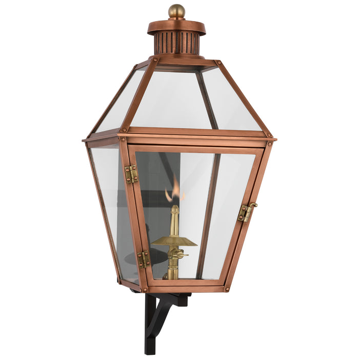 Visual Comfort Signature CHO 2455SC-CG Gas Wall Lantern, Soft Copper