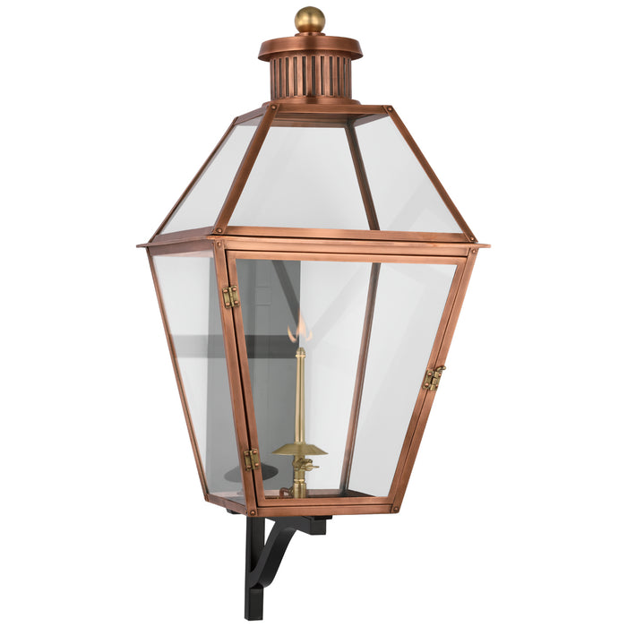 Visual Comfort Signature CHO 2456SC-CG Gas Wall Lantern, Soft Copper