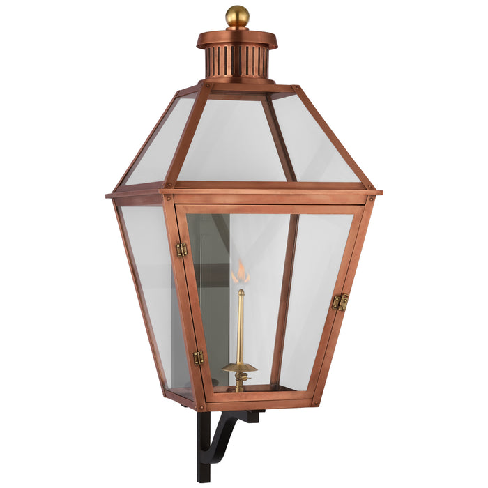 Visual Comfort Signature CHO 2457SC-CG Gas Wall Lantern, Soft Copper