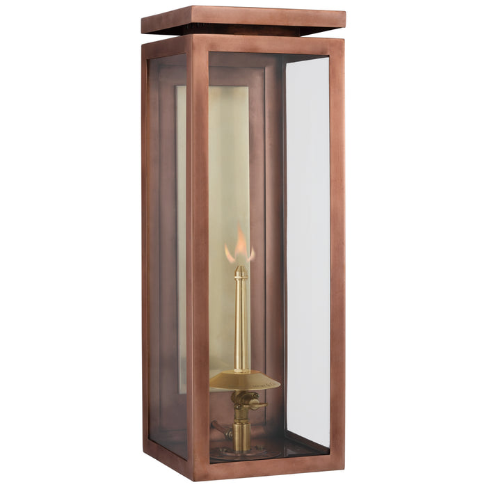 Visual Comfort Signature CHO 2550SC-CG Gas Wall Lantern, Soft Copper