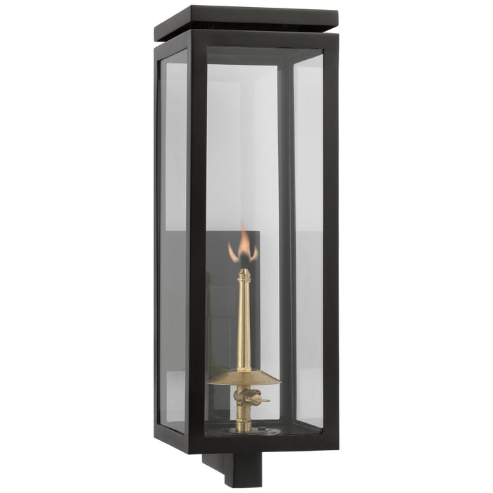 Visual Comfort Signature CHO 2560BLK-CG Gas Wall Lantern, Matte Black