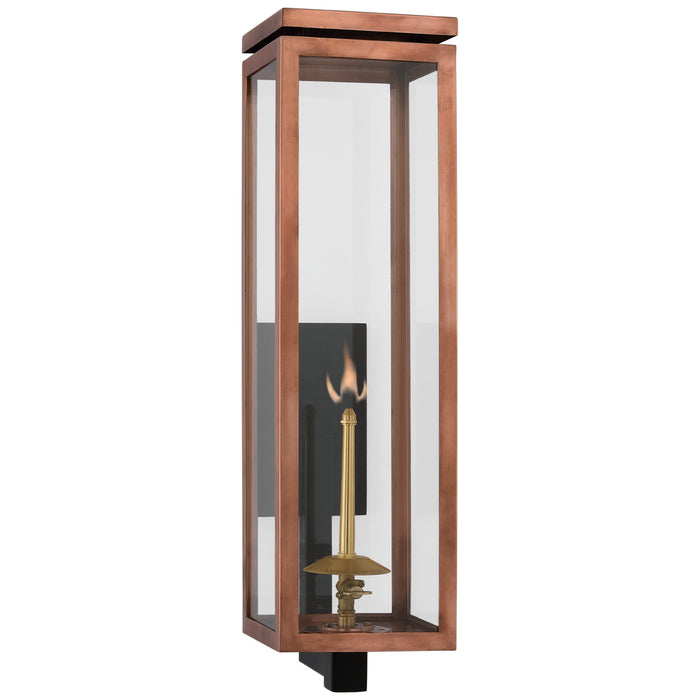 Visual Comfort Signature CHO 2561SC-CG Gas Wall Lantern, Soft Copper