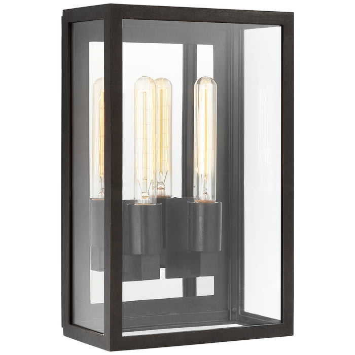 Visual Comfort Signature CHO 2935AI-CG LED Wall Sconce, Aged Iron