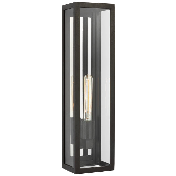 Visual Comfort Signature CHO 2942AI-CG LED Wall Sconce, Aged Iron
