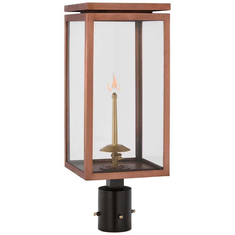 Visual Comfort Signature CHO 7550SC-CG Gas Post Light, Soft Copper