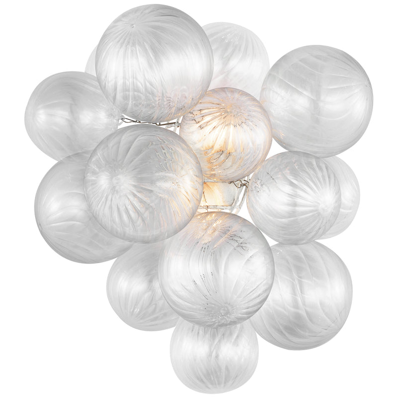 Visual Comfort Signature JN 2005PW-CG LED Wall Sconce, Plaster White