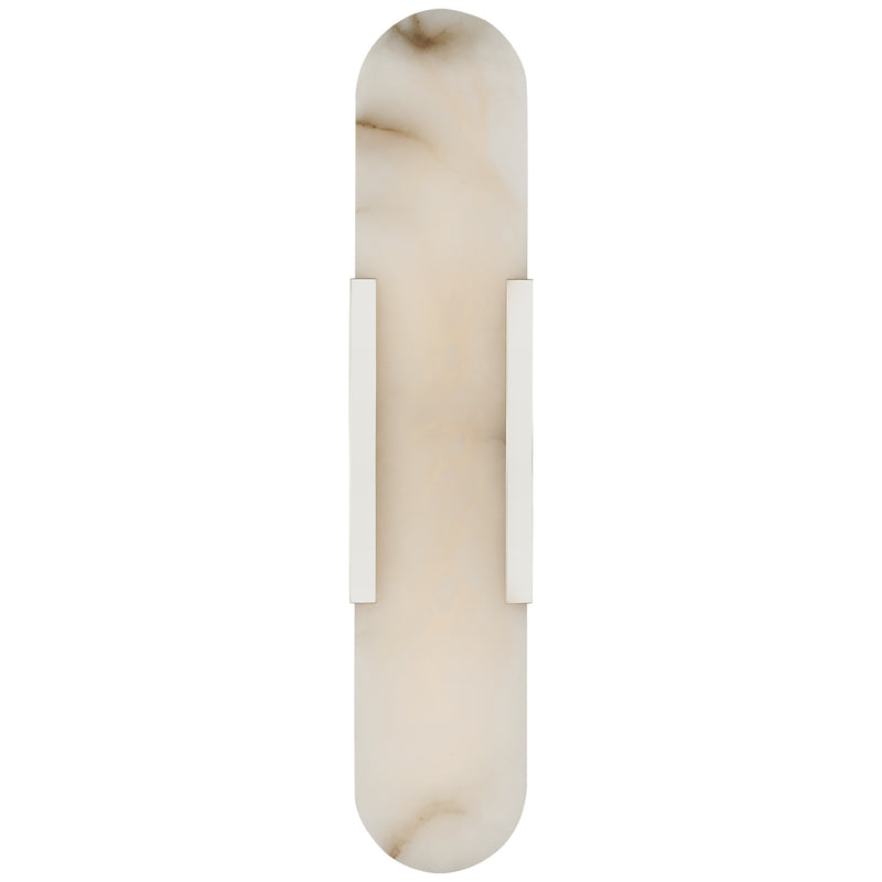 Visual Comfort Signature KW 2018PN-ALB LED Wall Sconce, Polished Nickel