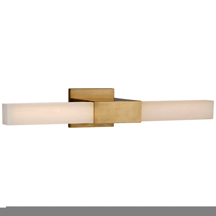 Visual Comfort Signature KW 2117AB-ALB LED Bath Light, Antique-Burnished Brass