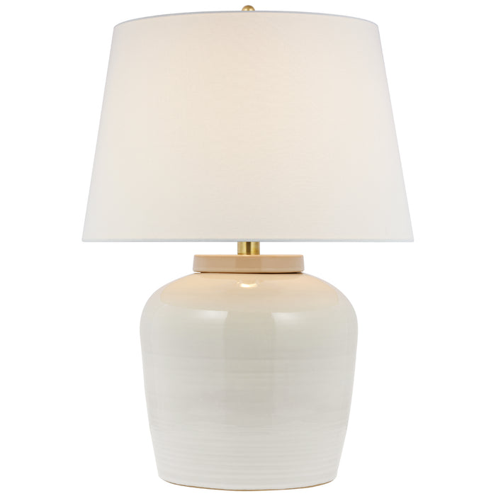 Visual Comfort Signature MF 3638IVO-L LED Table Lamp, Ivory