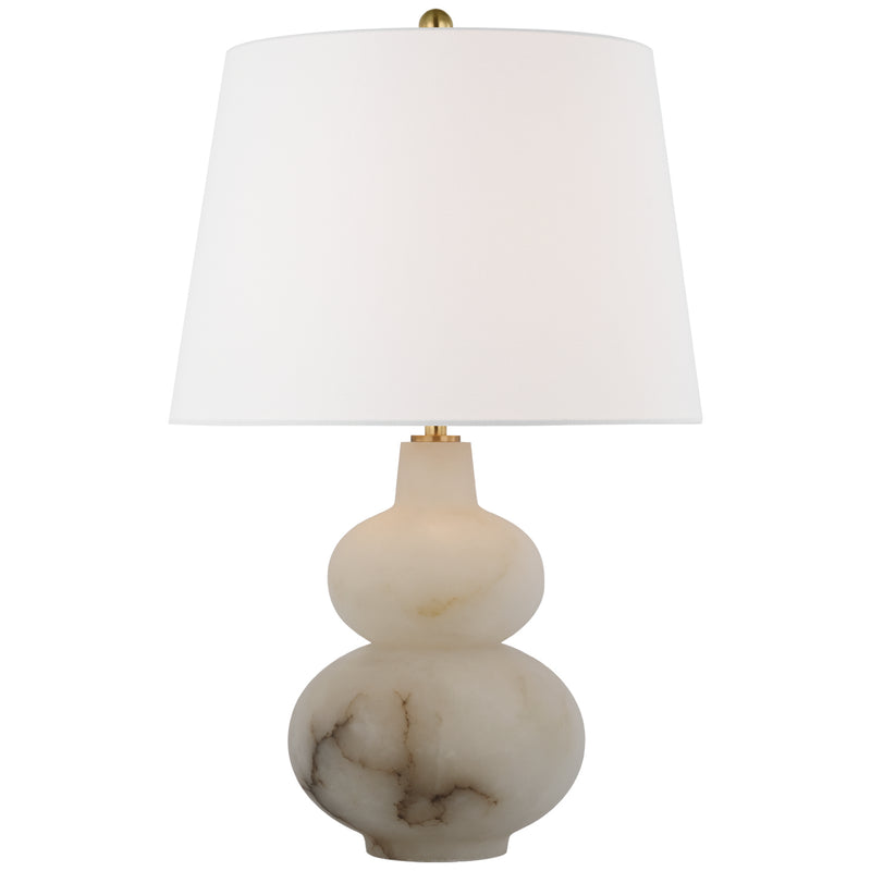 Visual Comfort Signature TOB 3516ALB-L LED Table Lamp, Alabaster