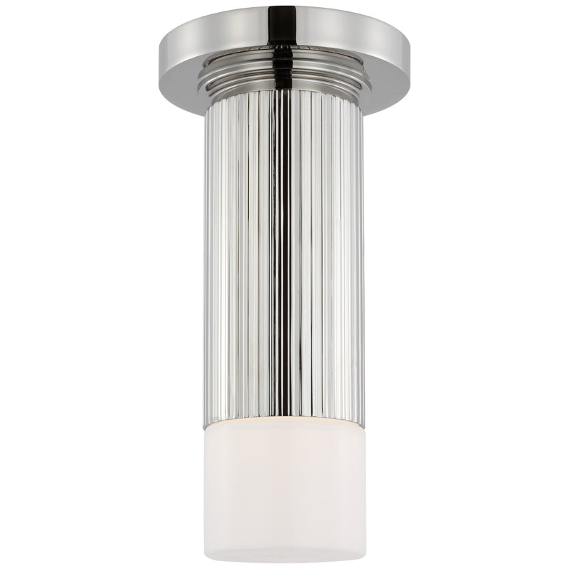 Visual Comfort Signature TOB 4350PN-WG LED Flush Mount, Polished Nickel